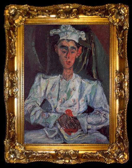 framed  Chaim Soutine The Little Pastry Cook, ta009-2